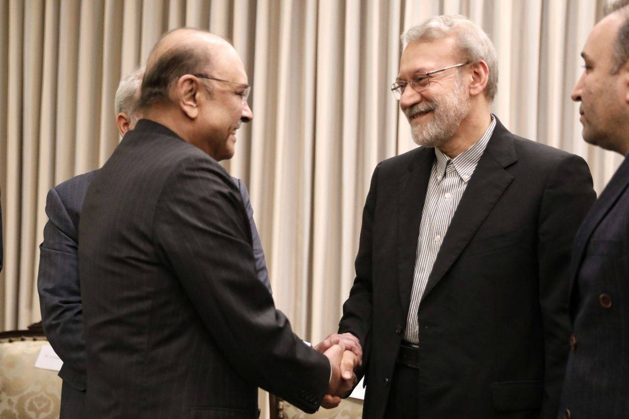 تصاویر خاص از دیدار لاریجانی با رئیس‌جمهور پاکستان + عکس 7