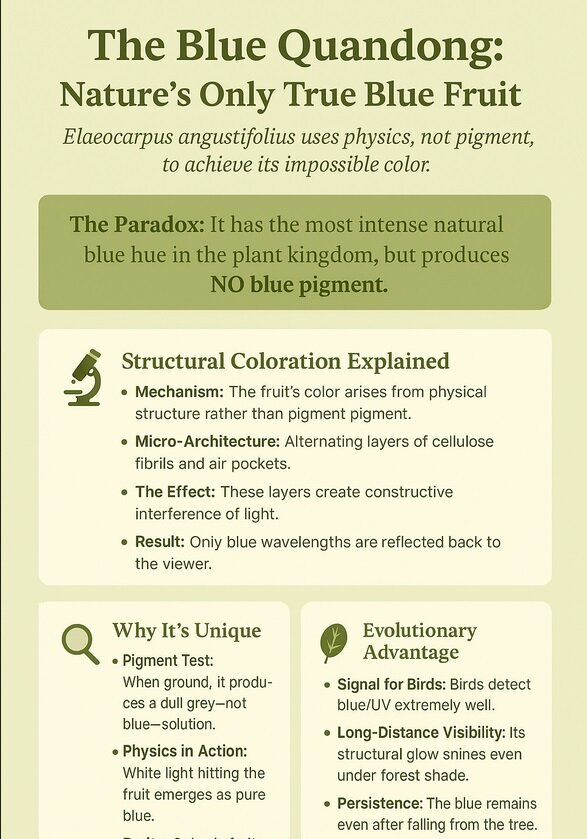 تنها میوه آبی رنگ دنیا چیست و کجا رشد می کند؟