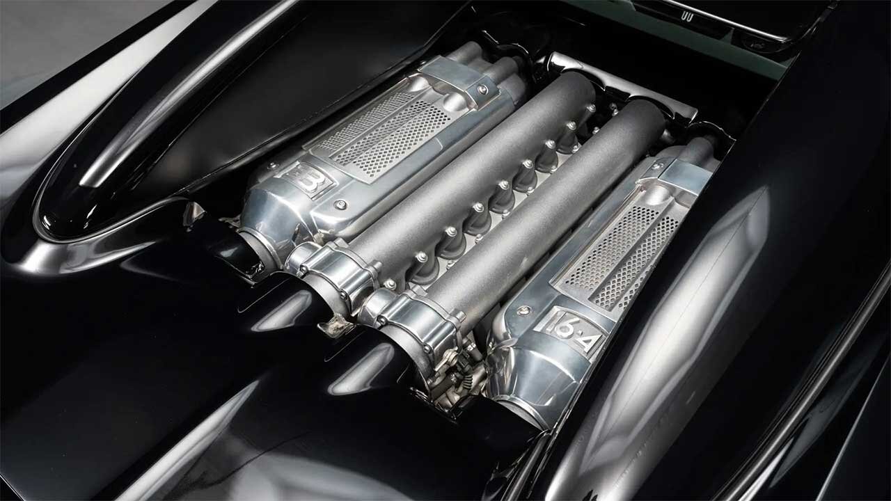 حراج بوگاتی ویرون با بدنه آینهای