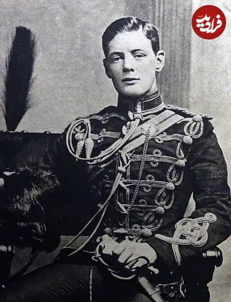 عکس/  چرچیل را در لباس افسری در لشکر سواره‌نظام آفریقای جنوبی؛ سال ۱۲۷۷