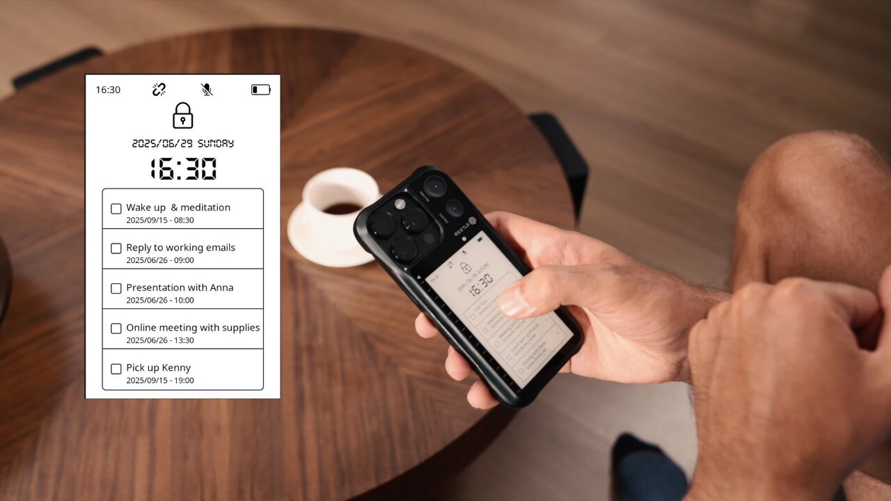 تبدیل گوشی به یک مرکز بهرهوری مجهز به E Ink و هوش مصنوعی، تنها با یک قاب!