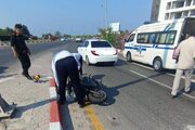 لغزندگی خیابان در کیش حادثه‌ساز شد؛ سانحه زنجیره‌ای ۸ موتورسیکلت با چند مصدوم
