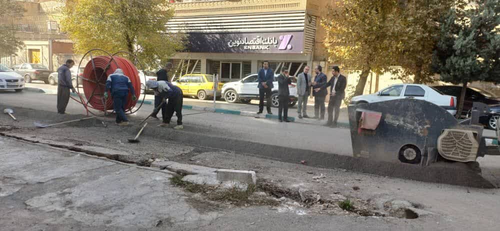 بزرگ‌ترین طرح نوسازی شبکه مخابراتی استان کرمانشاه آغاز شد