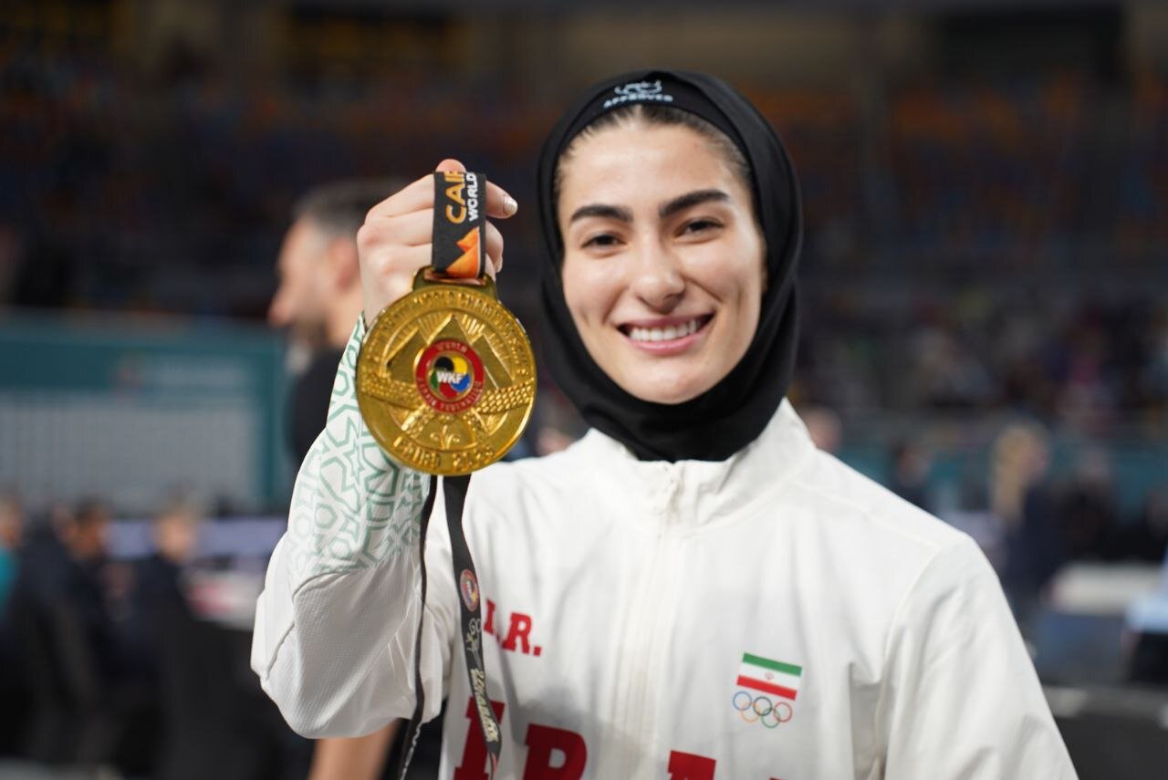 عکس | تاریخ‌سازی بزرگ دختر ایرانی در قاهره