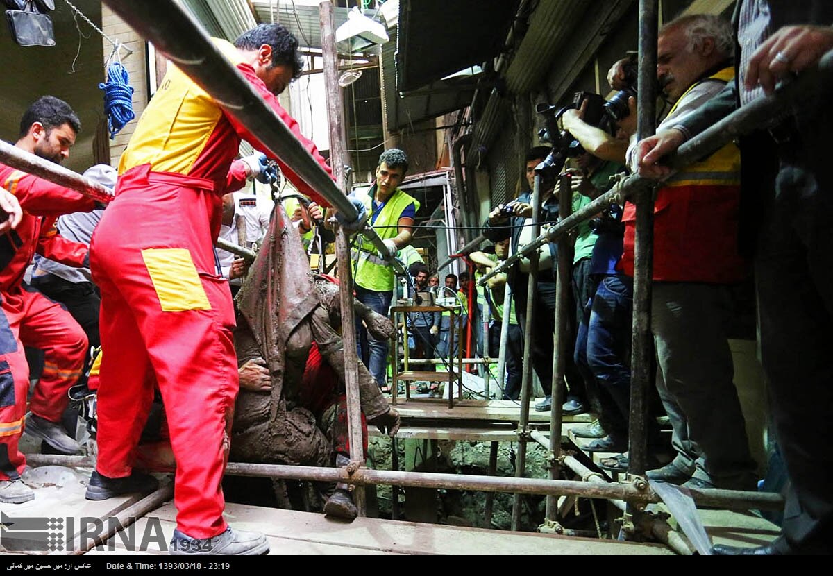 ببینید | اسامی ساختمان‌های در معرض ریزش بازار تهران اعلام شد