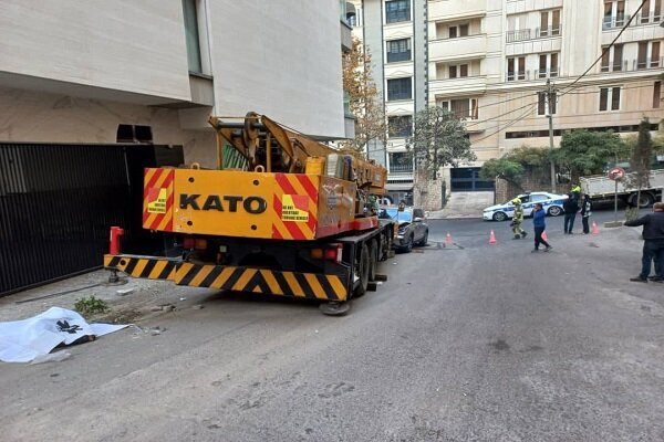 حرکت ناگهانی و مرگبار جرثقیل در خیابان شریعتی تهران فاجعه آفرید/ عکس