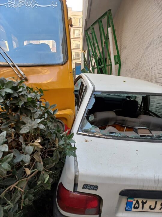 حرکت ناگهانی و مرگبار جرثقیل در خیابان شریعتی تهران فاجعه آفرید/ عکس