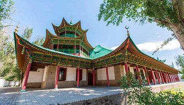 مسجد مرکزی جارکنت قزاقستان؛ یادگار شگفتانگیز معماری شرقی در قلب راه ابریشم مسجد مرکزی جارکنت قزاقستان؛ یادگار شگفتانگیز معماری شرقی در قلب راه ابریشم