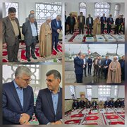 حضور فرماندار صومعه‌سرا در مشهد میرزا به مناسبت سالروز شهادت میرزا کوچک جنگلی