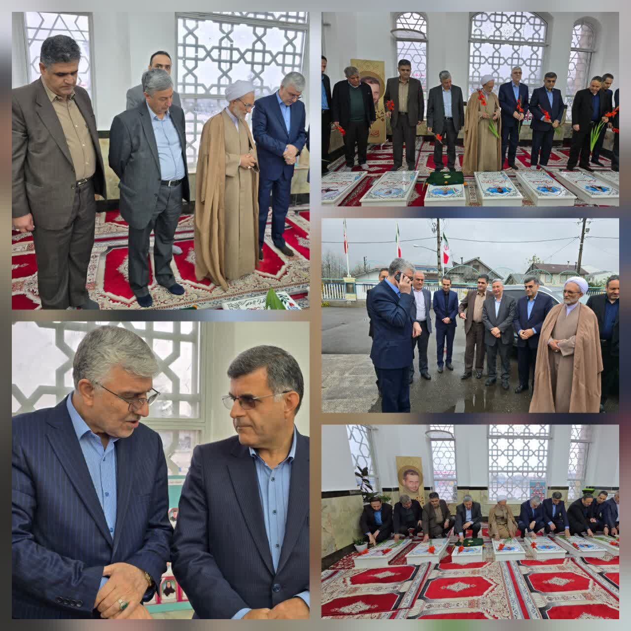 حضور فرماندار صومعه‌سرا در مشهد میرزا به مناسبت سالروز شهادت میرزا کوچک جنگلی