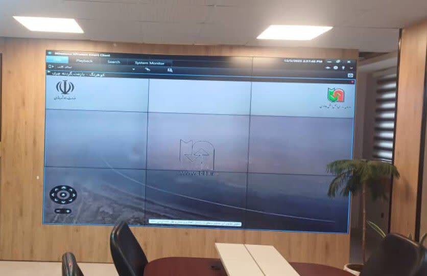 بارش باران و ایجاد مهگرفتگی در گردنه چری