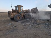 بازگشت ۲۰۰۰ مترمربع اراضی کشاورزی شهر اشترینان به چرخه تولید