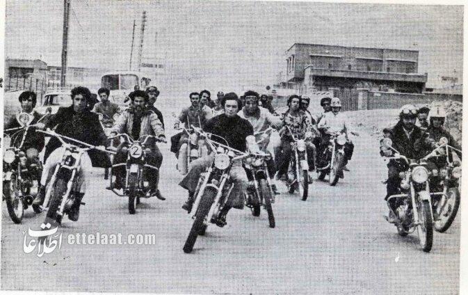 بهترین موتورسواران تهران در نیم قرن پیش! + عکس