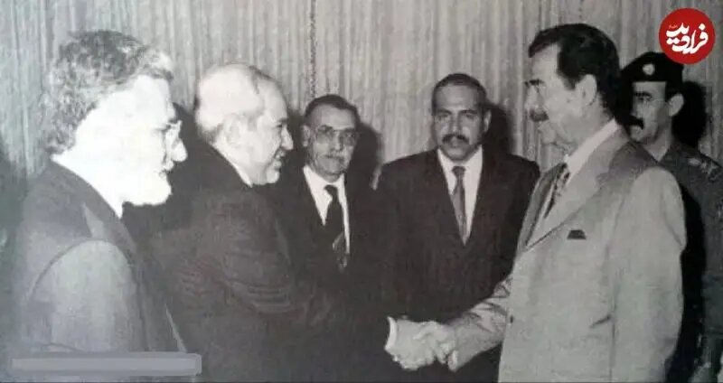 عکس/ دیدار کمال خرازی و ظریف با صدام؛ سال ۱۳۷۲