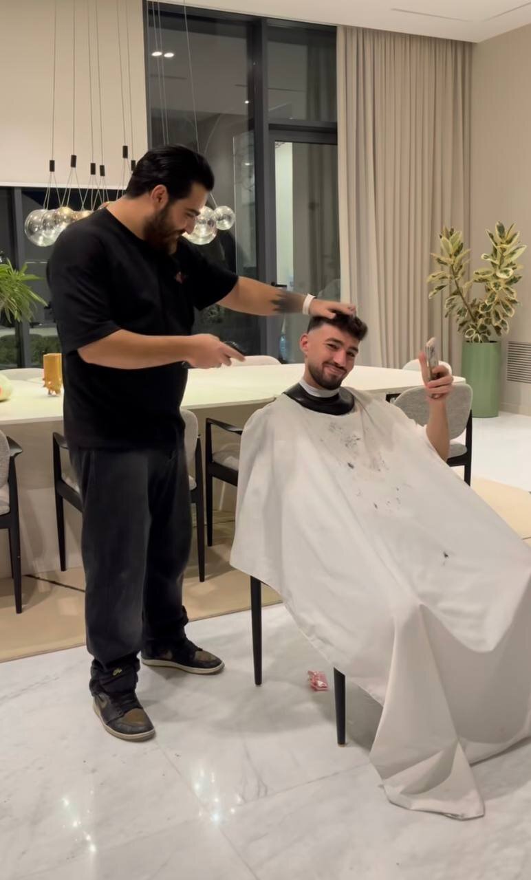 عکس| استایل جدید ستاره استقلال برای دربی