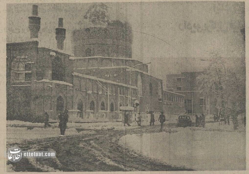 عکس‌هایی از تهران، اصفهان، همدان و اراک زیر برف؛ نیم قرن پیش