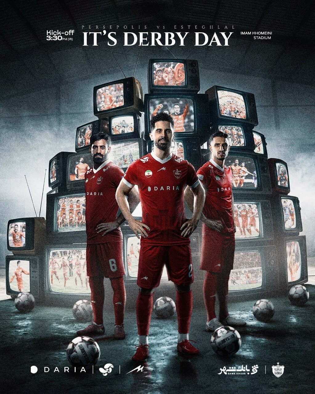 عکس| کری سنگین پرسپولیس برای استقلال با سه دربیباز