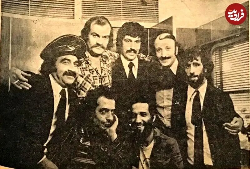 عکس/ محمود بصیری در ۲۸ سالگی در کنار فتحعلی اویسی؛ سال ۵۴