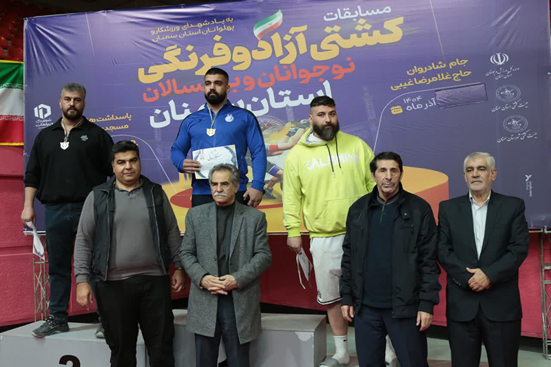 سمنان میزبان رقابت نفسگیر ۱۷۰ کشتیگیر در جام یادبود حاجرضا غیبی و هزاره مناره مسجد جامع