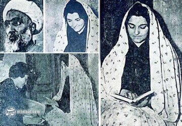 تونل تاریخ / دختر نماینده مجلس برای طلاق از شوهرش ۱۰ ماه در مسجد تحصن کرد!