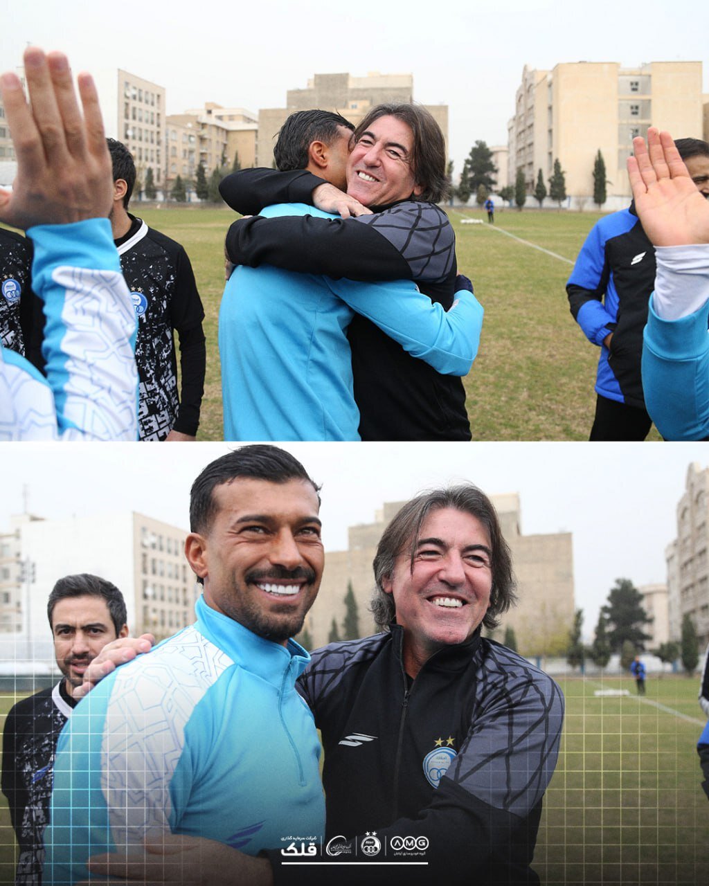 عکس | آشتی‌کنان رضاییان و ساپینتو در تمرین استقلال