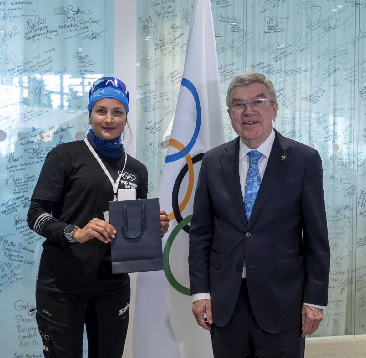 ماجراجویی دختر ایرانی در نزدیکی قطب جنوب؛ میخواهم در المپیک بدرخشم!