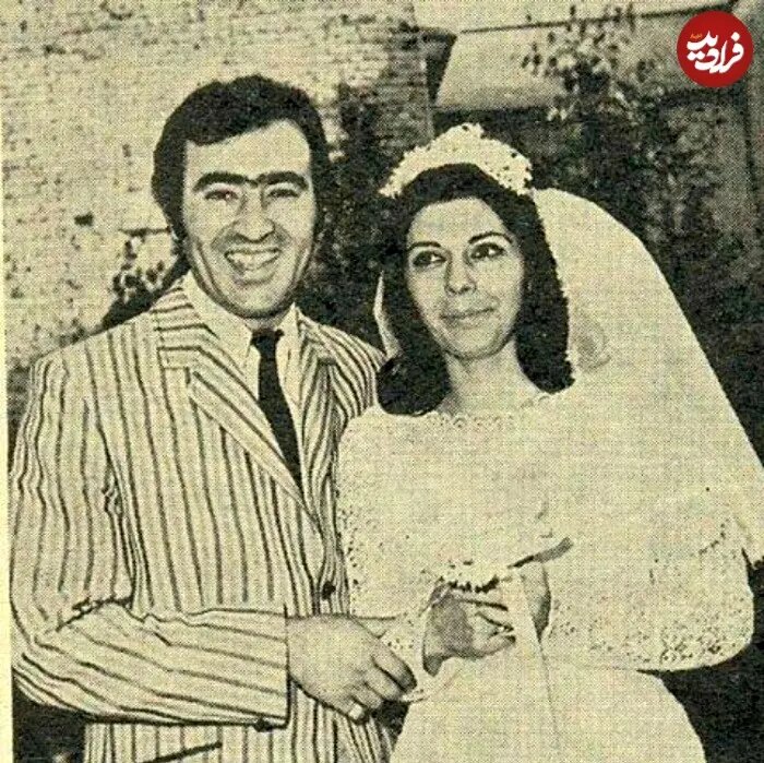 عکس/ ثریا قاسمی در مراسم عروسی‌اش؛ سال ۱۳۴۹