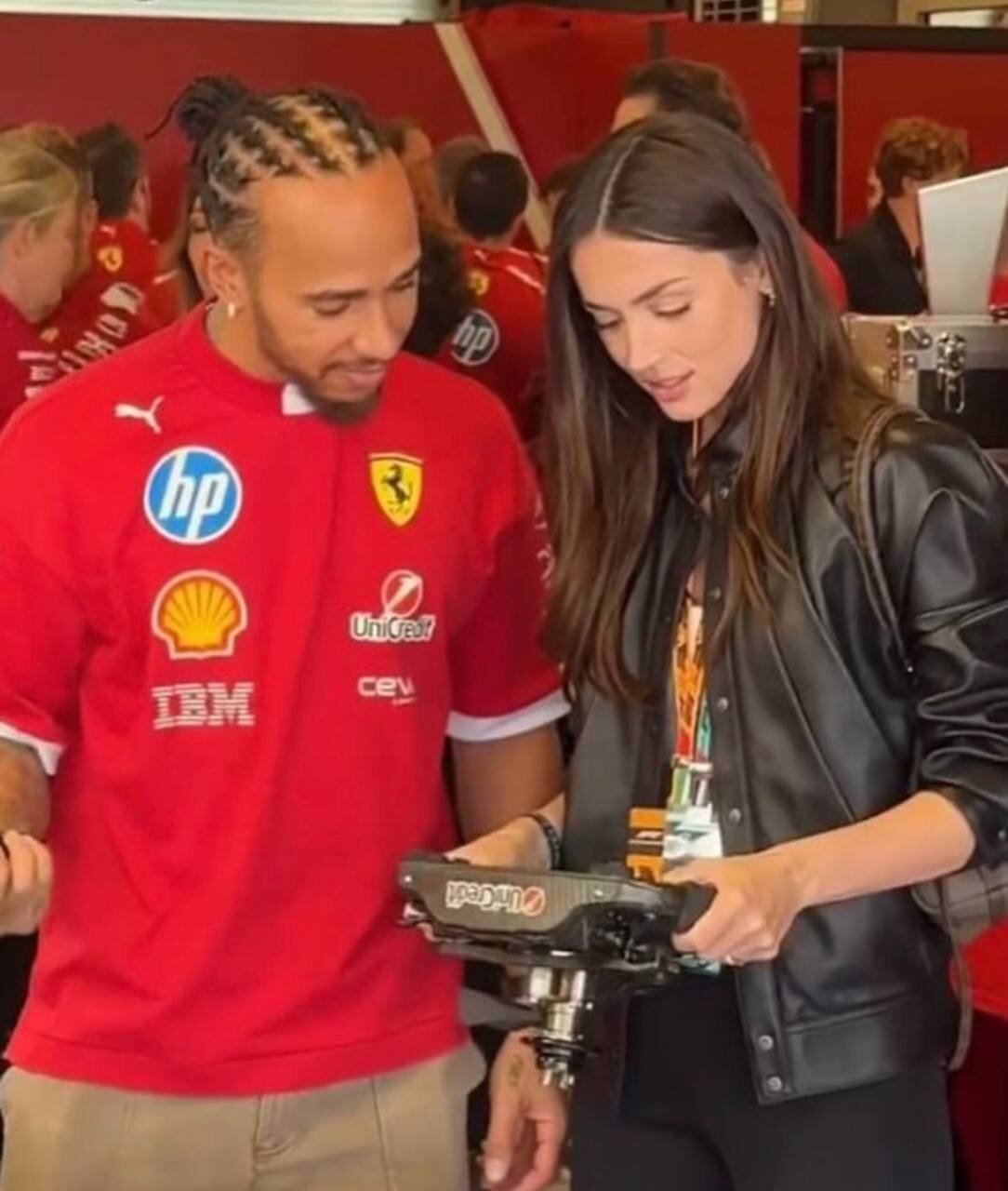 عکس | آنا د آمارس در فرمول یک ابوظبی!