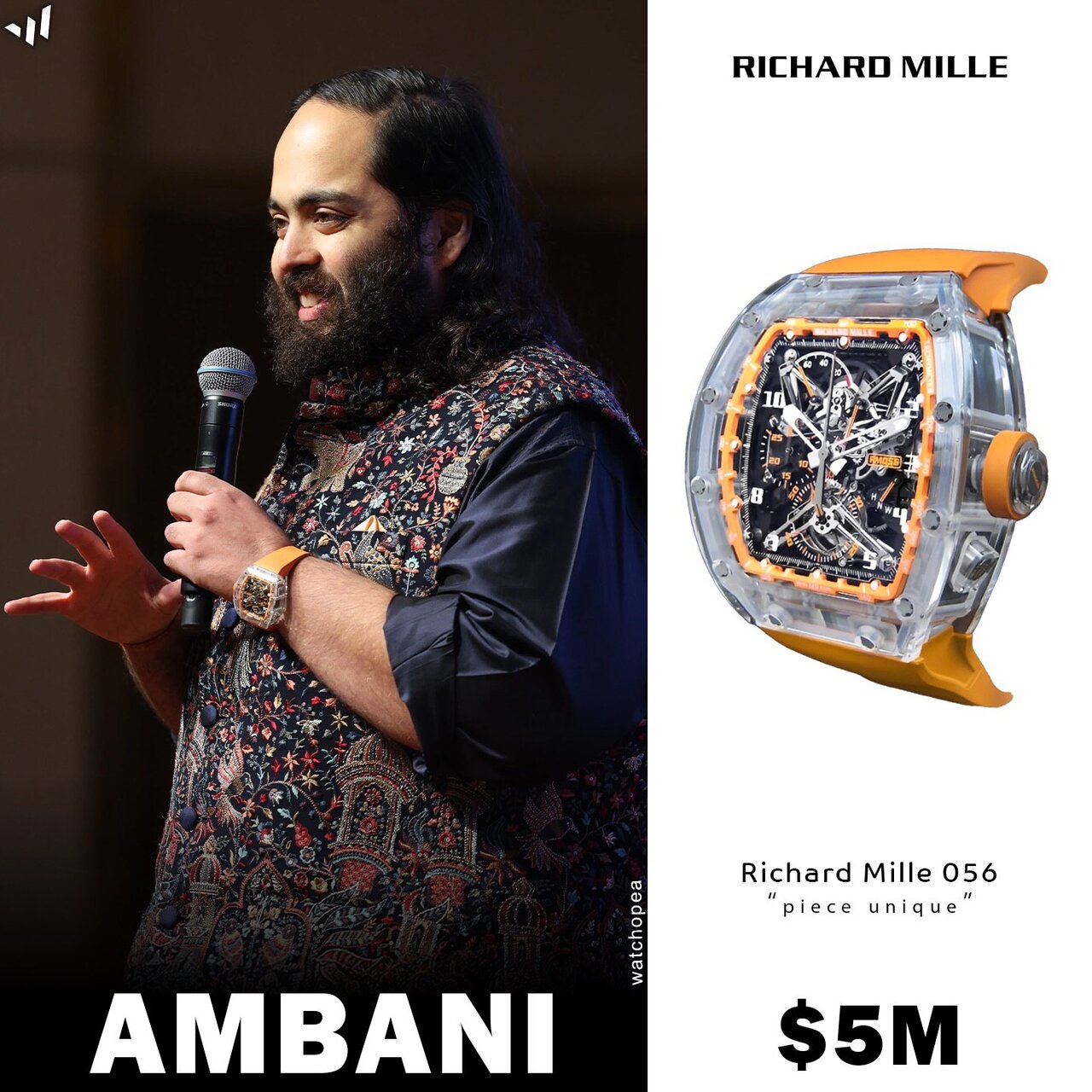 عکس | ساعت ۶۳۰ میلیارد تومانی آقای میلیاردر!