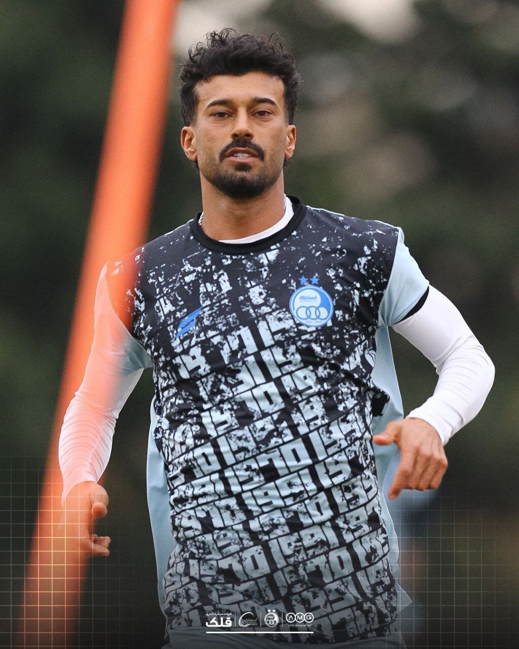 عکس | بدون توجه به حواشی؛ رامین رضاییان در تمرین استقلال