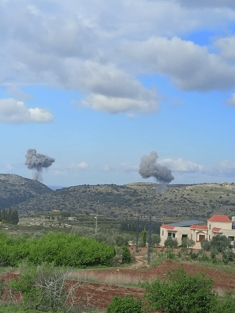 حمله هوایی اسرائیل به جنوب لبنان/ عکس