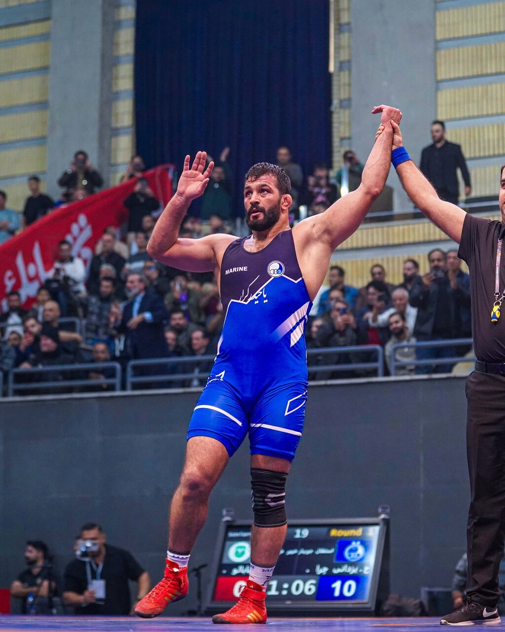 عکس | بازگشت افسانه؛ واکنش فدراسیون جهانی کشتی به بازگشت یزدانی بعد از ۵۰۰ روز