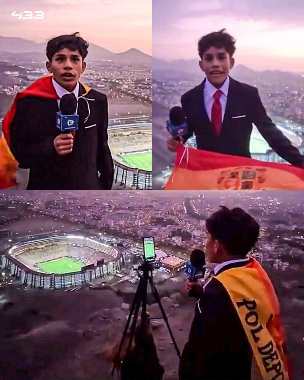 داستان الهامبخش پسربچه ۱۵ ساله؛ از گزارش فوتبال بالای تپه تا تماشای بازی در سانتیاگو برنابئو