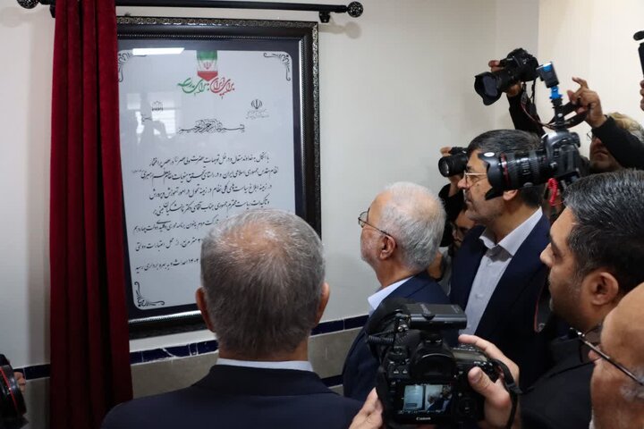 افتتاح مدرسه ابتدایی ۱۸ کلاسه شهید منگلی با حضور وزیر کشور