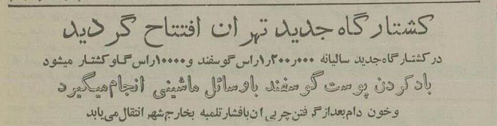 کشتارگاه تهران ۷۰ ساله شد! + عکس‌های تاریخی از مکانی که وجود ندارد