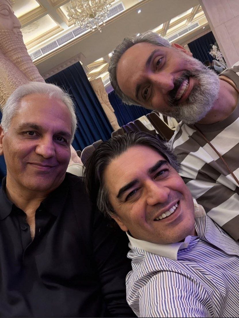 عکس | سلفی جدید مهران مدیری در کنار ژوله و احتشامی