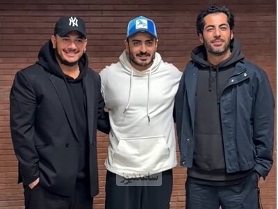 ببینید | قاب خانوادگی اشوان با پدر و مادرش و نوید پورفرج