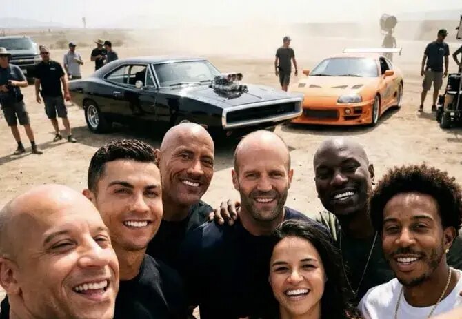 عکس| کریس رونالدو بازیگر شد