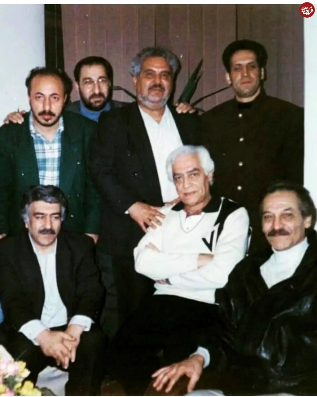 عکس/ فردین و سیامک اطلسی در یک دورهمی دوستانه؛ دهه ۵۰