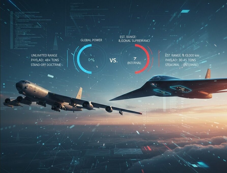 H-۲۰ چین یا B-۵۲ آمریکا؟ / کدام بمبافکن دست بالا را دارد