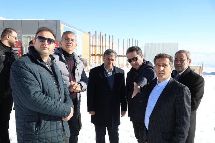 بازدید استاندار اردبیل از پیست اسکی آلوارس برای برگزاری مسابقات ملی و بین‌المللی