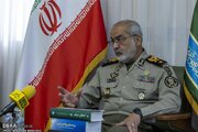 معاون ارتش: در صحنه جنگ، هنر رهبر انقلاب به‌عنوان فرمانده استراتژی‌ دشمن را بی اثر کرد/ پوشش کسری‌های فناورانه از روز سوم جنگ در دستور کار ارتش بود