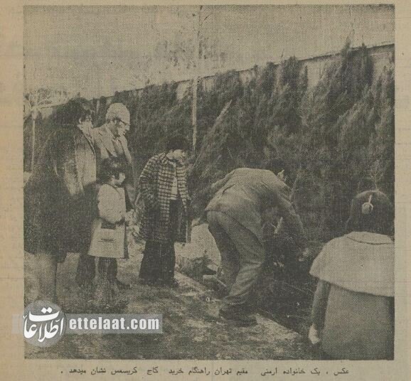 عکس و گزارش از یلدا و کریسمس در تهران ۵۰ سال پیش!