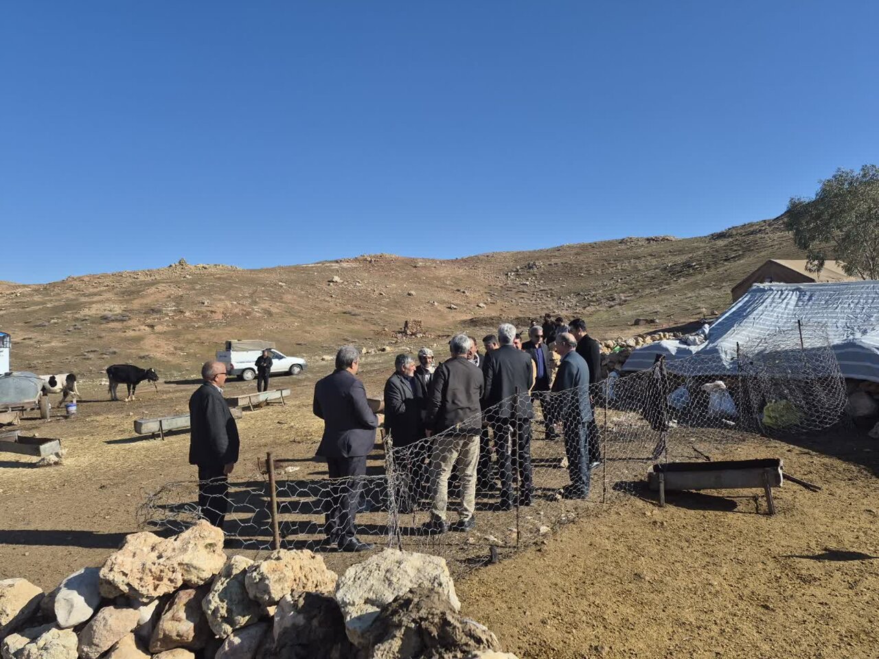 بازدید مدیر کل امور عشایر لرستان از محورهای عشایری رومشکان