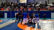 ببینید | تبدیل مسابقات کشتی در کریمه به یک نزاع تمام عیار!