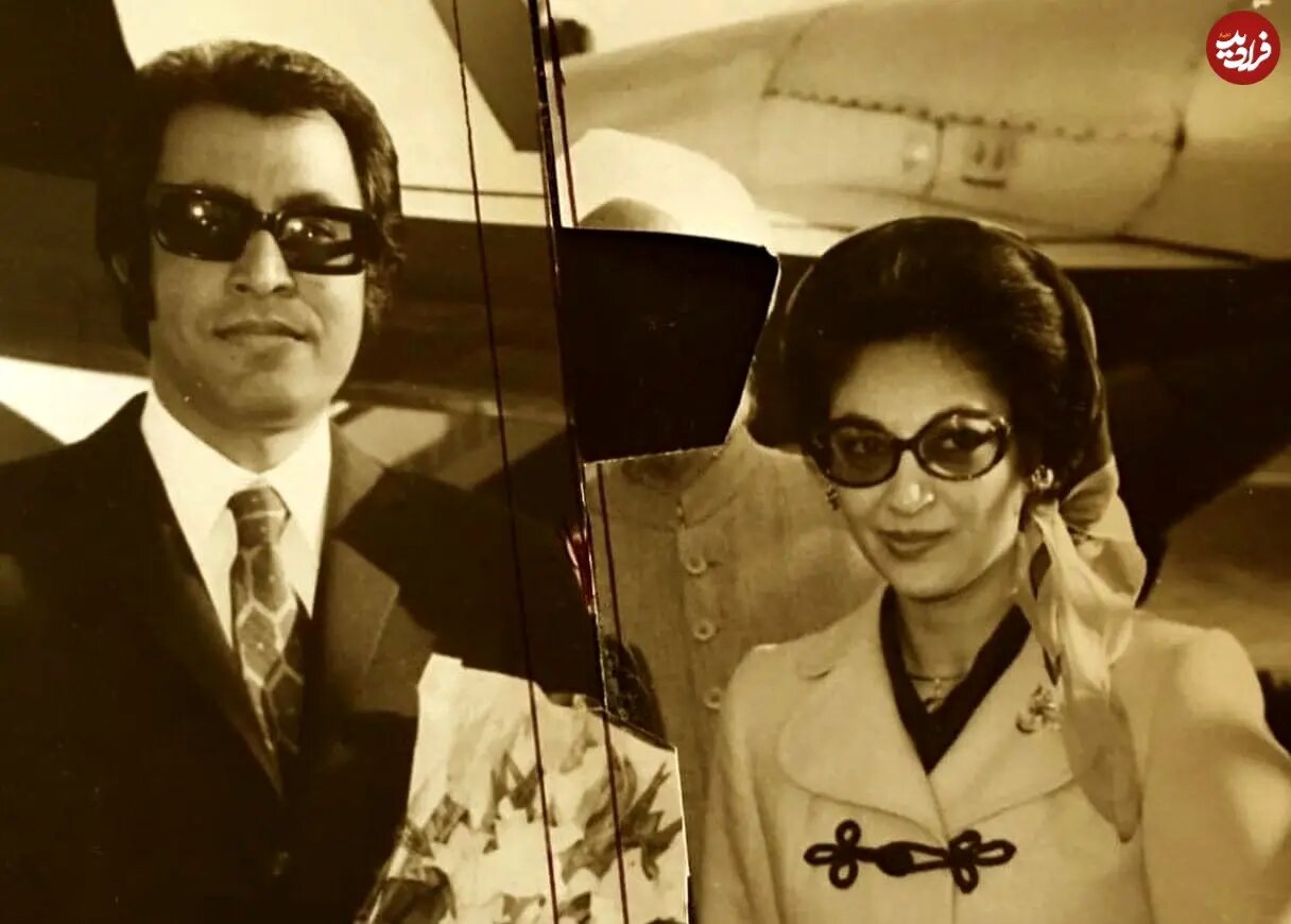 عکس/ احمدشاه ، آخرین ولیعهد افغانستان در کنار همسرش؛ دهه ۴۰ شمسی