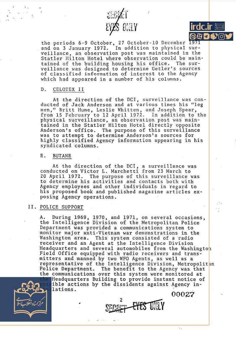 «جواهرات خانوادگی»؛  جاسوسی سیا از خبرنگاران آمریکایی!