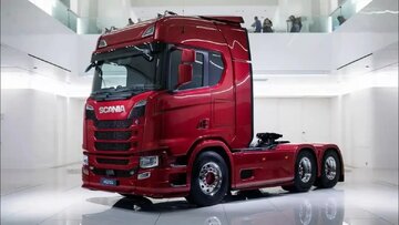 قدرت شگفت‌انگیز کامیون جدید اسکانیا / ۱۰۰۰ اسب بخار در یک کابین لوکس