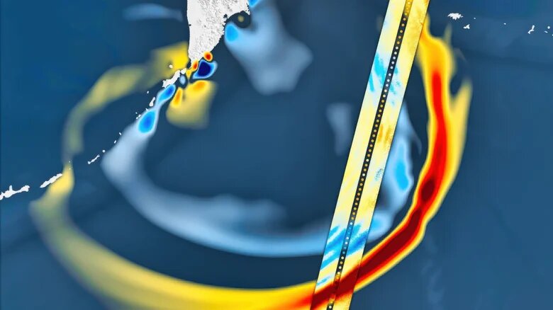 عکس ترسناک ماهوارهای ناسا از سونامی غولپیکر ۲۰۲۵