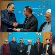 حجت السلام قربانپور مسوول نمایندگی ولی فقیه در بنیادمسکن انقلاب اسلامی گیلان:
بنیاد مسکن یار دولت و خدمتگذار مردم است